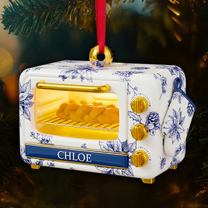 Baking Oven Toile de Jouy Christmas Ornament Gifts For Bakers 02PGDT171025-Homacus