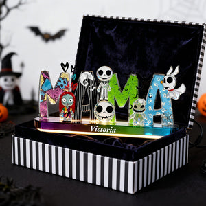 Spooky Mama Acrylic Light Box Personalized Gifts For Mom 04OHDT230226-Homacus