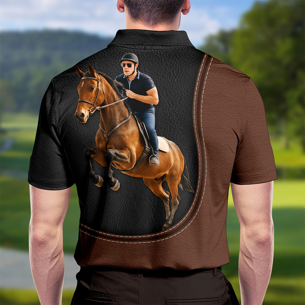 Horse Lover 3D Polo Shirt - Custom Photo Gifts For Horse Riders 04pgqn060825-Homacus