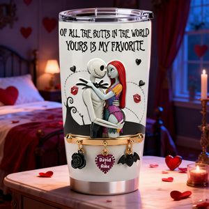Playful Spooky Couple Tumbler - Personalized Gift For Couples 02NALU070126