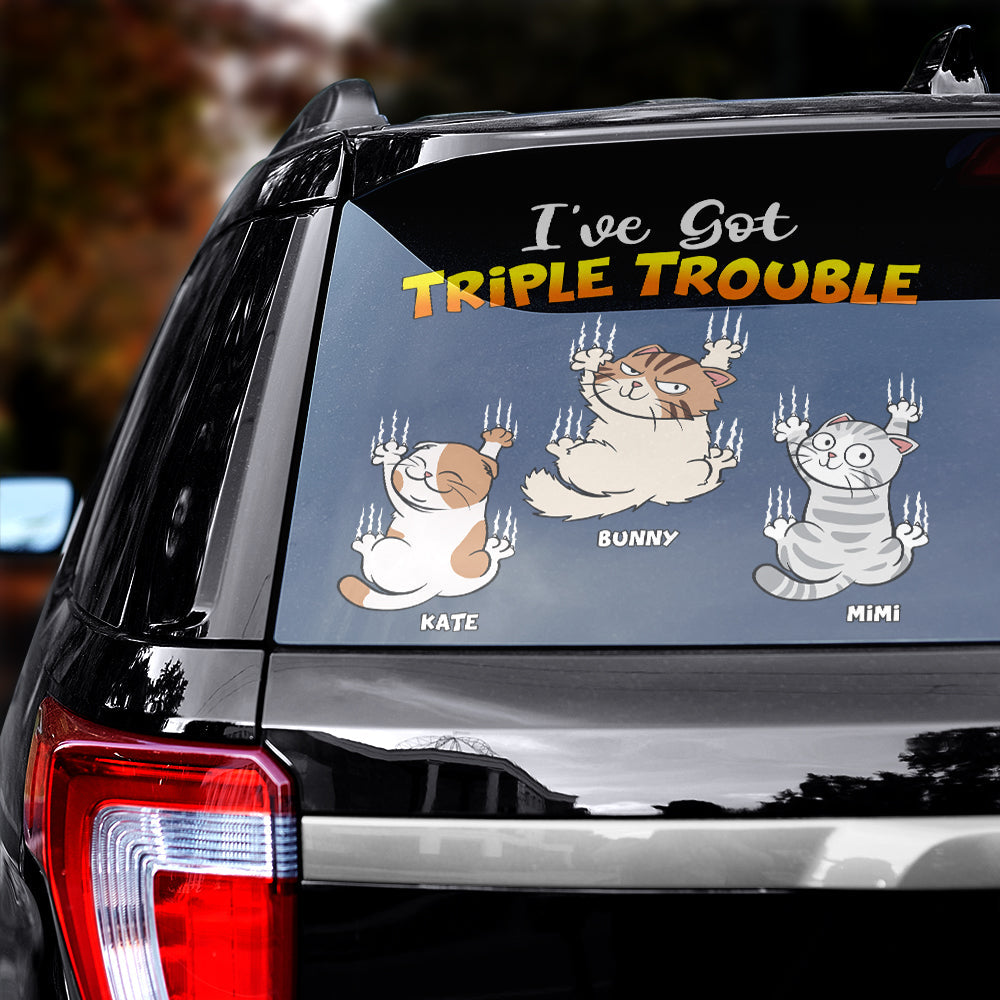 Personalized Gifts For Cat Lover Decal 03OHPU170624-Homacus