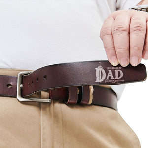 Personalized Gift For Dad Secret Message Men's Belt 01HTMH030524 Father's Day-Homacus