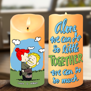 Personalized Gifts For Couple Led Candle, Together We Can Do So Much 05tgpu150125hg-Homacus