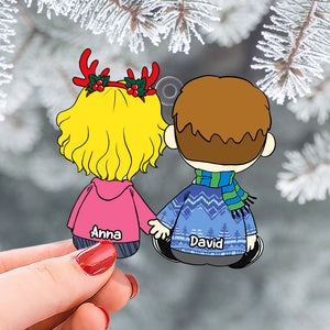 Personalized Christmas Gifts For Couple Acrylic Ornament 03OHTN021224HG-Homacus