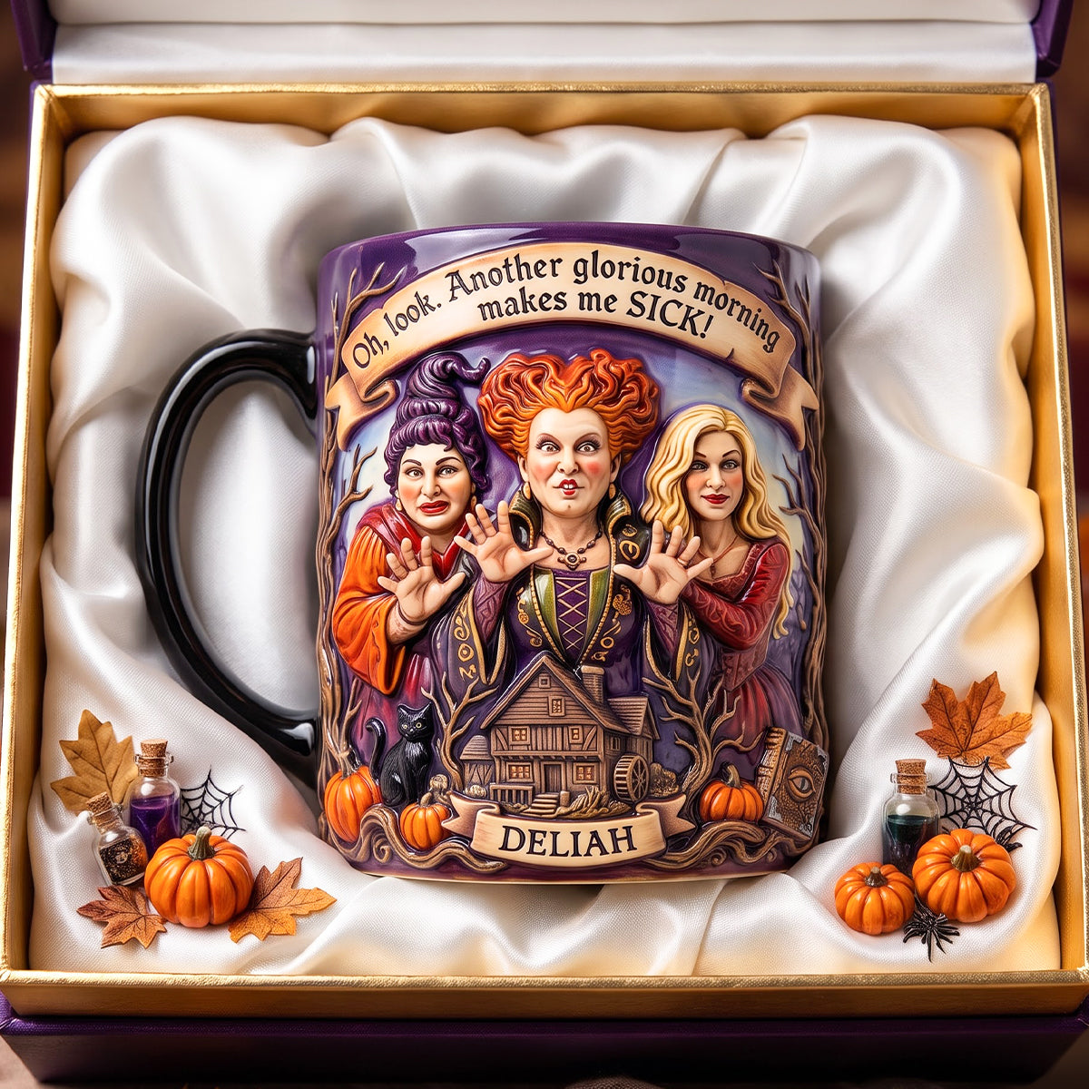 Funny Witchy Morning Magic Mug - Personalized Halloween Gifts 07hudh100926