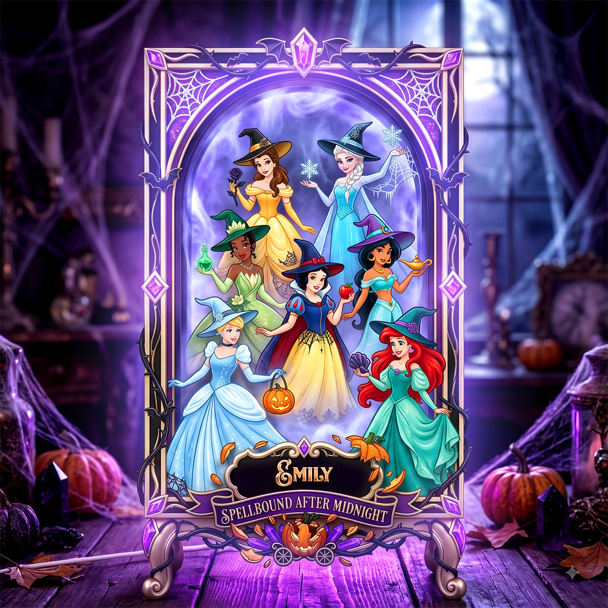 Spellbound Halloween Light Box Personalized Gifts For Sisterhood 04HADH210826-Homacus