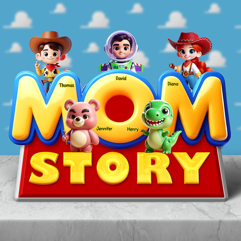 Mama Story Acrylic Plaque Gifts For Mom 05KAQN160425-Homacus