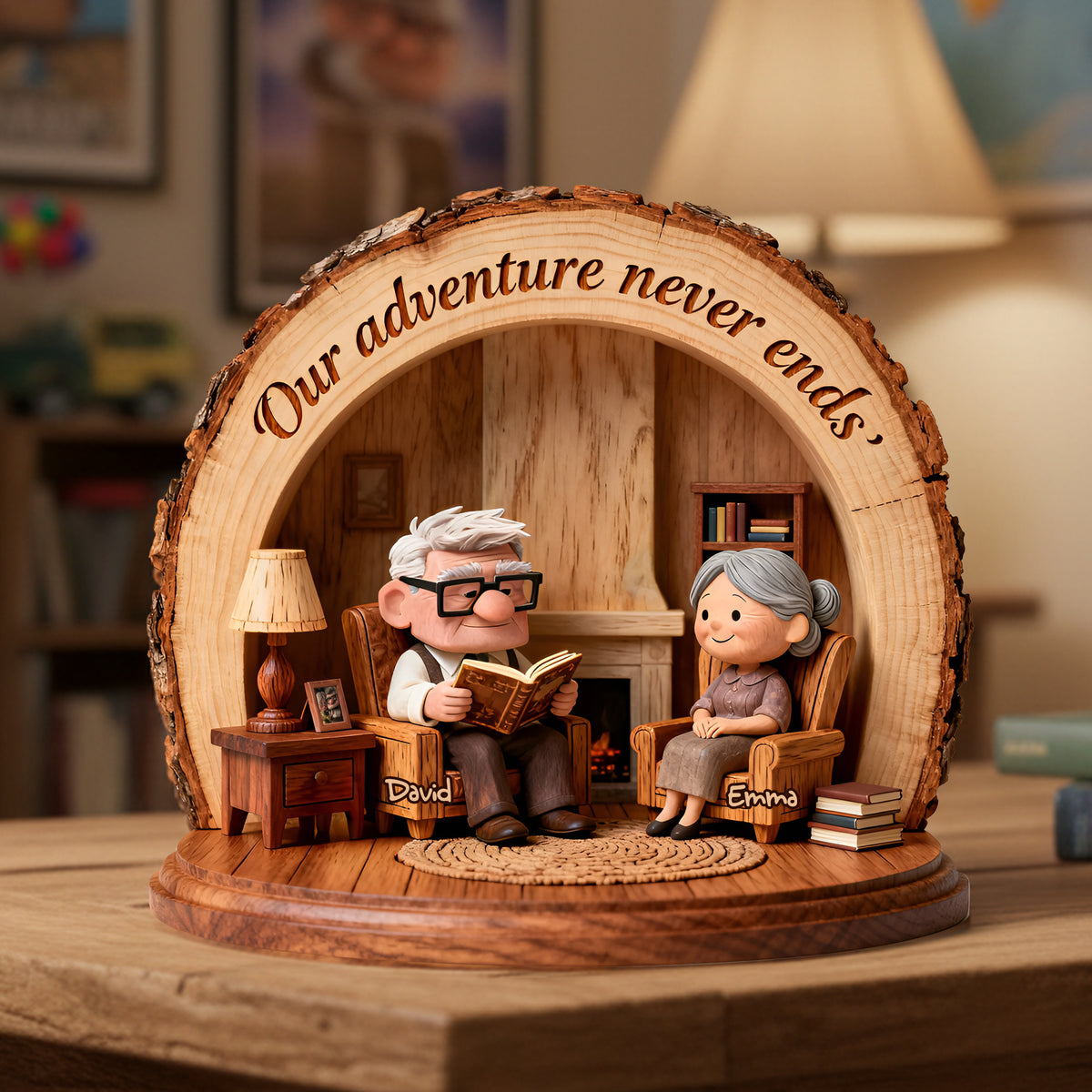 Old Couple Plaque - Personalized Gifts For Couple 04tolu161225-Homacus