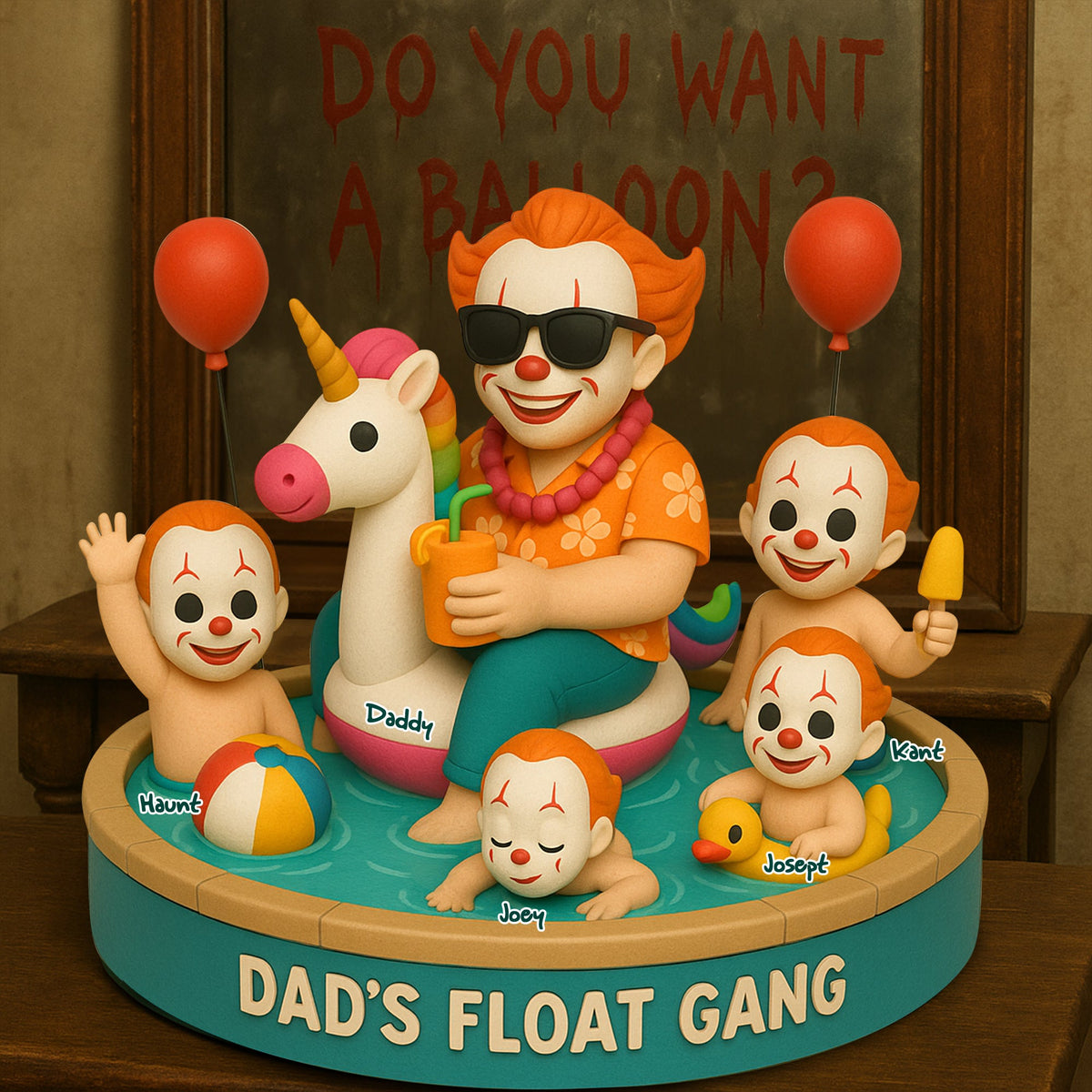 Dad’s Float Gang Acrylic Plaque - Personalized Gift For Dad 01NALU160525-Homacus