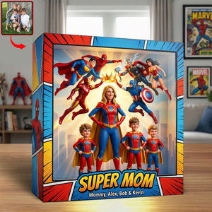 Custom Photo Wonderful Queen Mom Acrylic Plaque, Personalized Gifts For Moms 05qhqn260326-Homacus