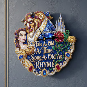 Lover Hanging Wall Clock - Personalized Gifts For Couples 02hutn251225-Homacus