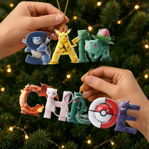Adventure Alphabet Custom Name Ornament - Personalized Gifts For Christmas Ornament 04OHDT160926-Homacus