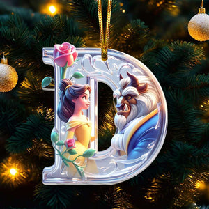 Custom Alphabet Letter Christmas Gifts For Movie Lovers Acrylic Ornament 03OHMH211024-Homacus