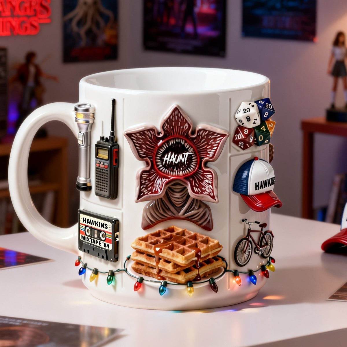 Retro Horror Adventure Coffee Mug - Personalized Gift For Fantasy Lovers 02NALU271225-Homacus