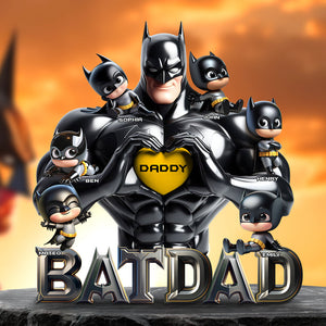 Dark Hero Dad Acrylic Plaque - Personalized Gifts For Father 02OHDT120525-Homacus