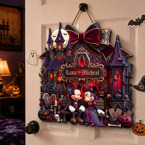 Midnight Romance A Love Tale Acrylic Sign - Personalized Halloween Gifts For Couples 021padh110826-Homacus