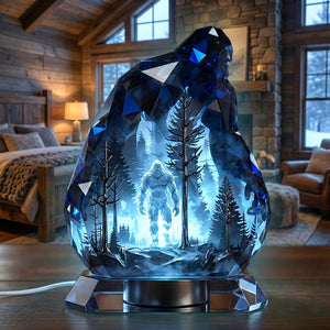 Mysterious Sasquatch Light Box, Personalized Gifts For Bigfoot Seekers 03qhtn181225-Homacus