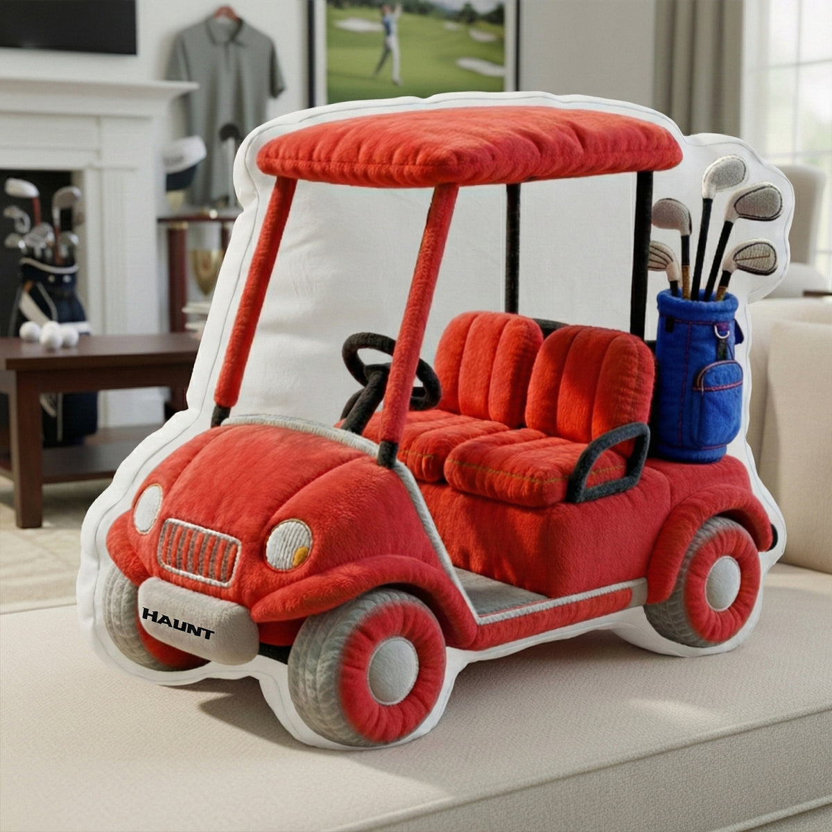 Golf Cart Adventures Pillow - Personalized Gift For Golfers 05OHLU091225-Homacus