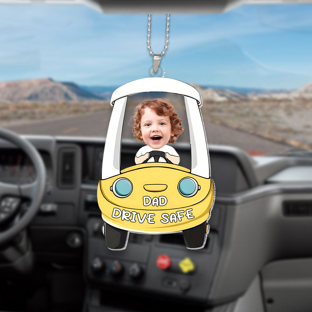 Personalized Custom Photo Gifts For Parents, Car Hanging Acrylic Ornament 05KAMH051024-Homacus