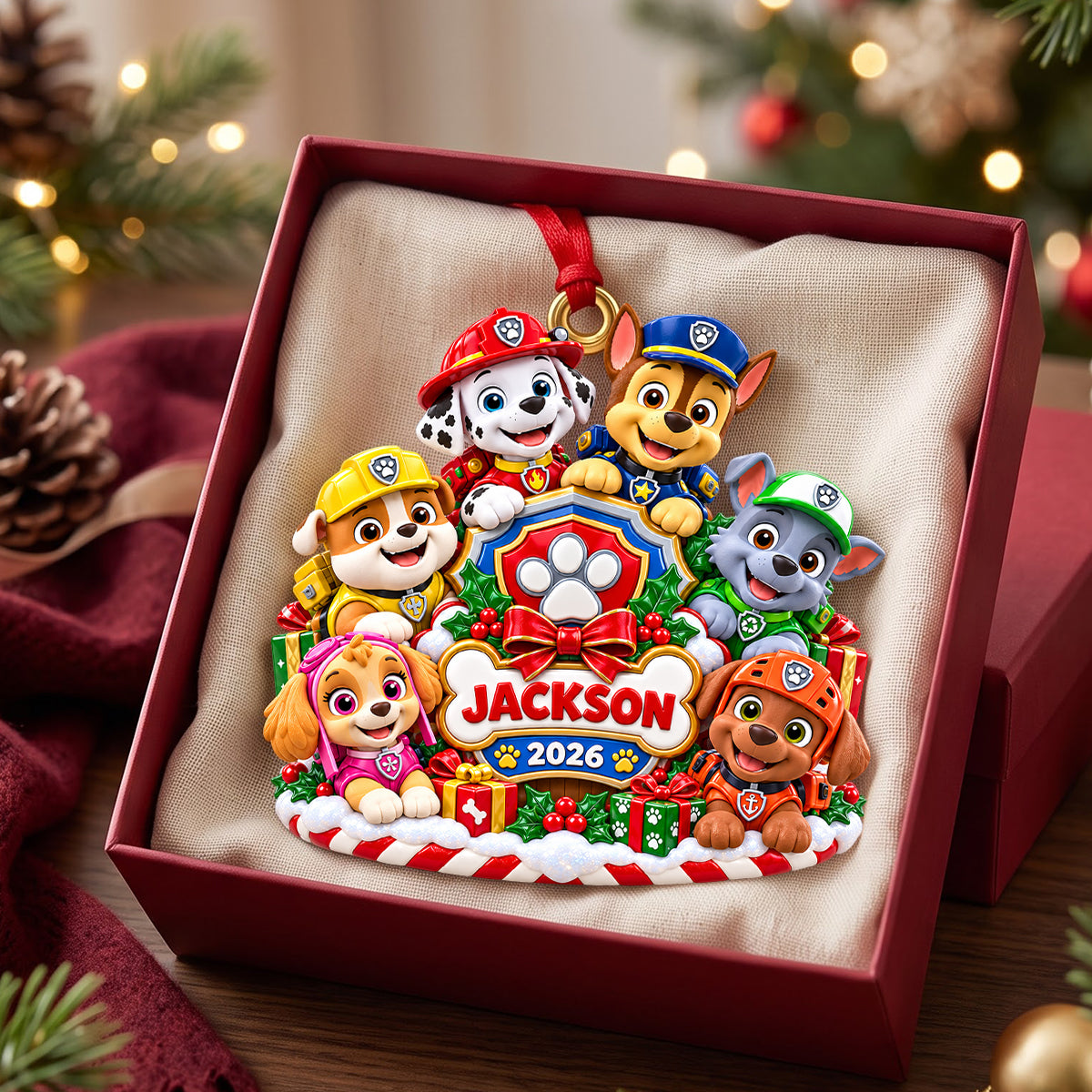 Holiday Rescue Squad Acrylic Ornament - Personalized Christmas Gifts 08tydh191026-Homacus