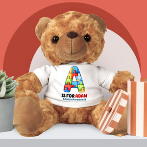 Custom Autism Alphabet Bear With Personalized Shirt 03ohpu190225-Homacus