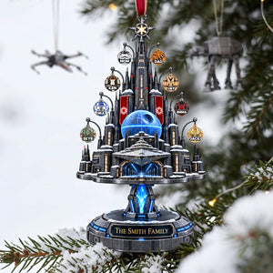 Christmas Tree Universe Ornament - Personalized Gifts For Family Christmas Ornament 03OHTA300926-Homacus