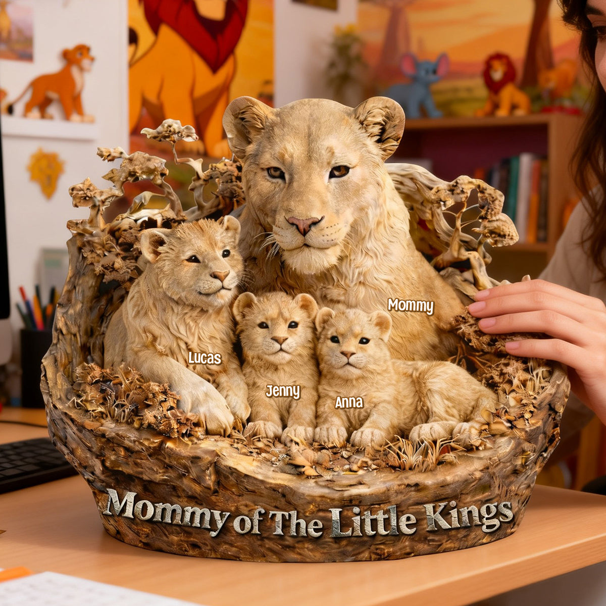 Mom And Kids Acrylic Plaque - Personalized Mother's Day Gifts 01ohtn240226-Homacus
