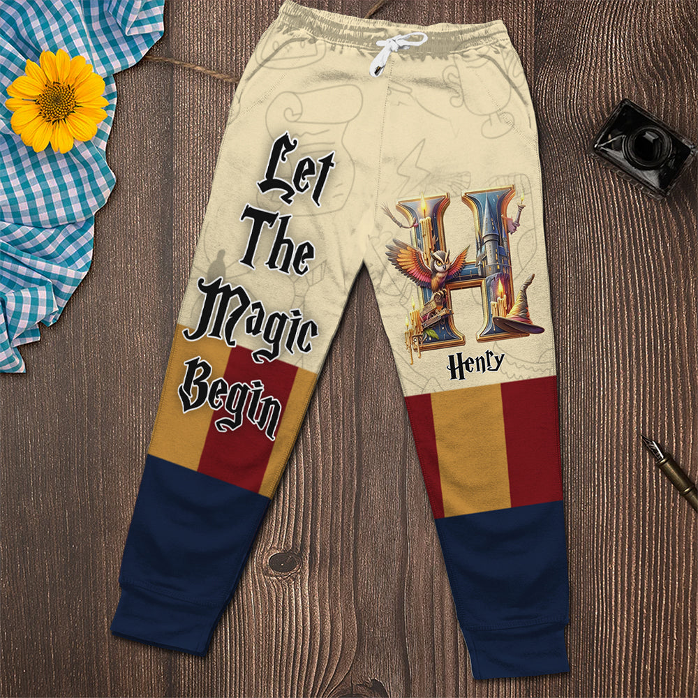 Personalized Gifts For Movie Lovers Sweatpants Custom Letter Alphabet 01XQLU140225-Homacus