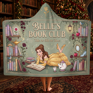 Book Club Wearable Blanket Hoodie - Personalized Gifts For Book Lovers 04NAQN221026-Homacus