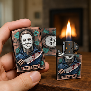 Creepy Movie Characters Lighter - Personalized Gift For Horror Fans 04NALU180825-Homacus