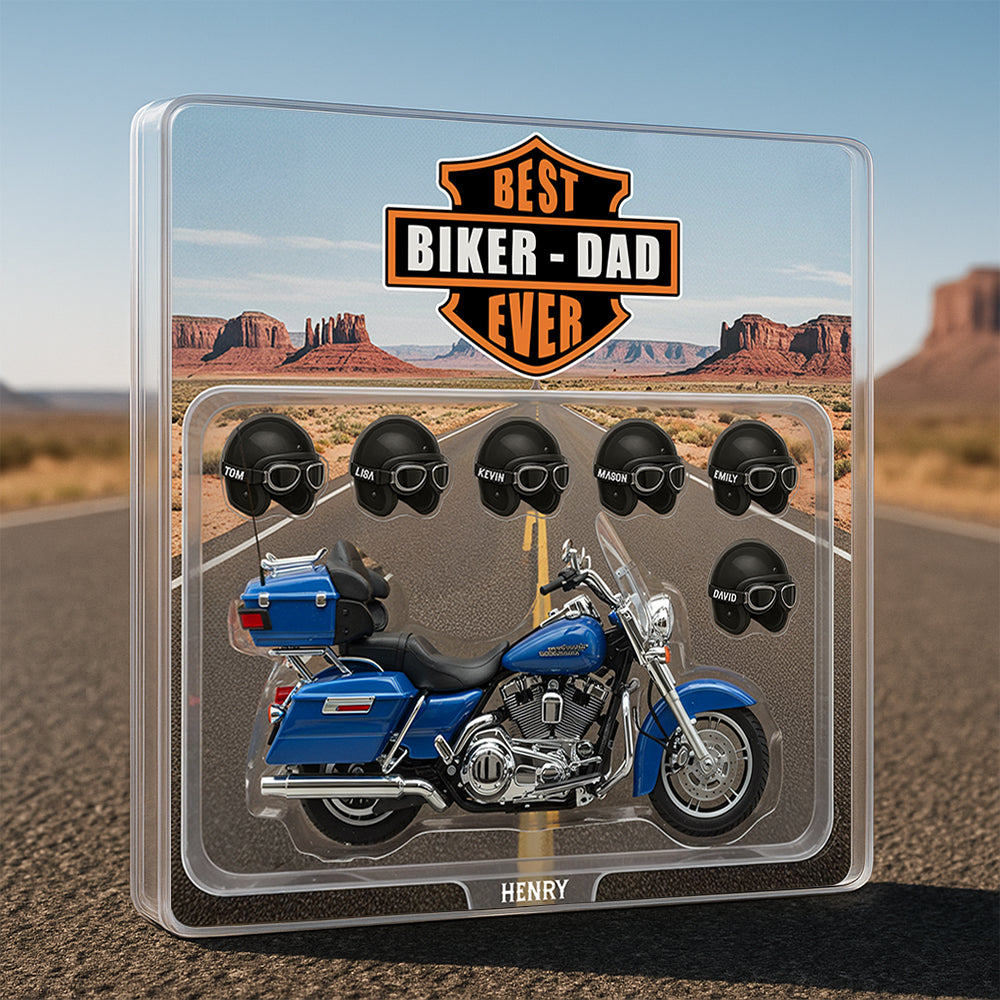 Cool Motorcycle Biker Dad Acrylic Plaque Personalized Gifts For Dad 05qhdt150525-Homacus