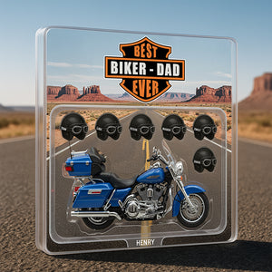 Cool Motorcycle Biker Dad Acrylic Plaque Personalized Gifts For Dad 05qhdt150525-Homacus