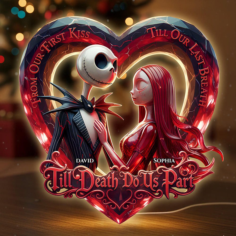 First Kiss Romantic Light Box Personalized Gifts For Couple 03PADT311025-Homacus