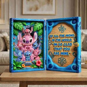 Little Monster Loves Mom Acrylic Plaque - Personalized Gifts For Mom 05OHMG180326-Homacus
