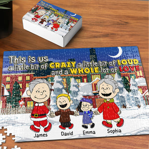 Personalized Gifts For Family Jigsaw Puzzle Family Members Hold Hands Snow Christmas 04xqdc250724da-Homacus