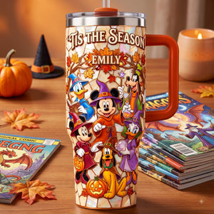 Tis The Season Tumbler With Handle - Personalized Gifts 01paqn290726-Homacus