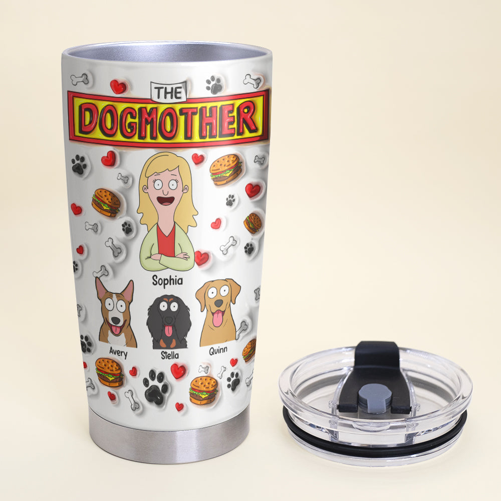 Dog Mother Tumbler - Personalized Gifts For Mom 01xqqn020425hg-Homacus