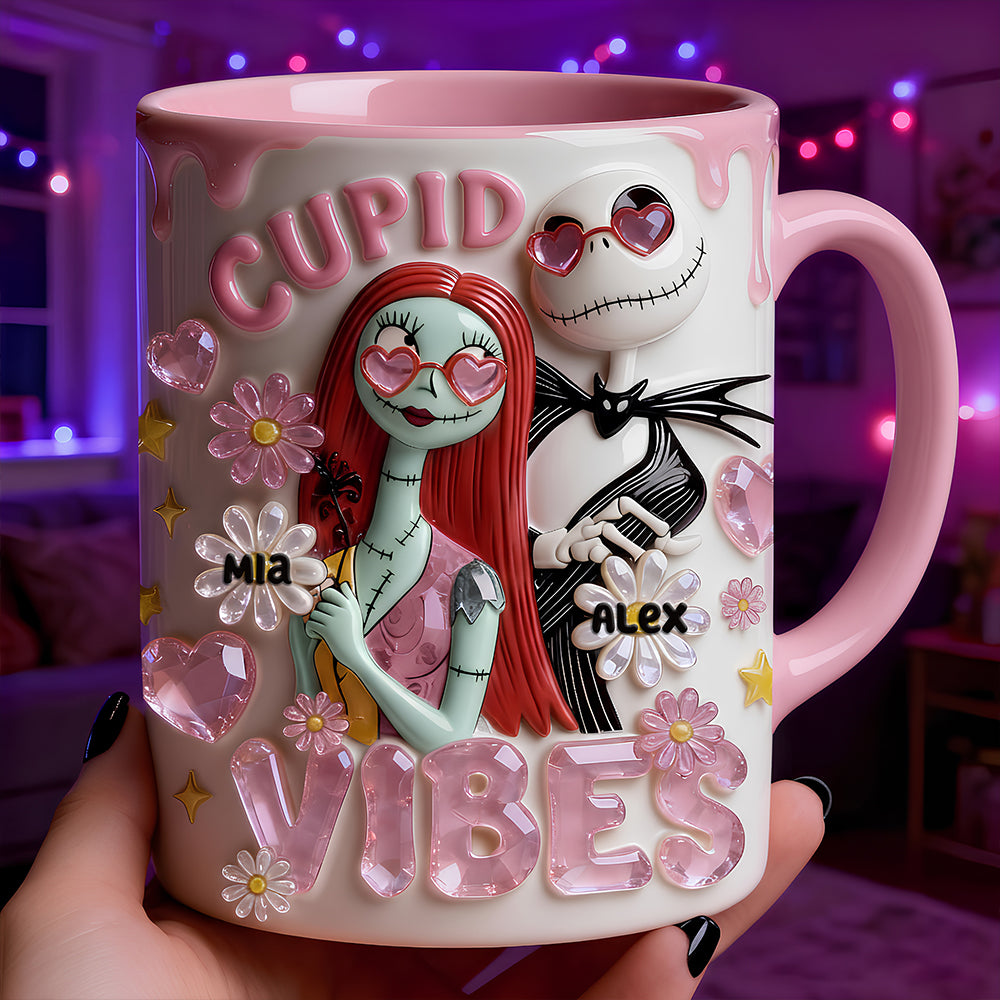 Cute Spooky Couple Coffee Mug – Personalized Gifts For Couple 07padt210126-Homacus