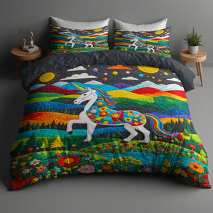 Unicorn Lovers Quilt Bed Set 05HUDT180125-Homacus