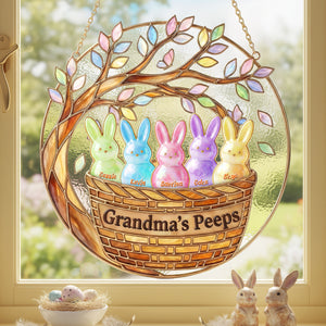 Grandma Peep Easter Suncatcher Ornament - Personalized Gifts For Grandma 04nata260126-Homacus