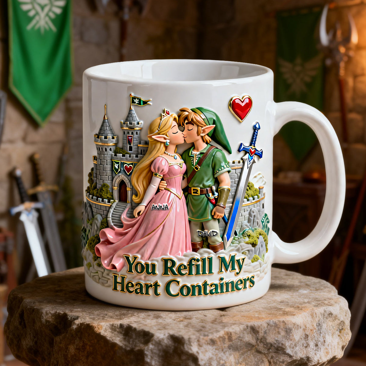 Fantasy Adventure Couple Coffee Mug - Personalized Gifr For Couples 05NALU140126-Homacus