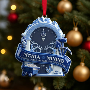 Blue Fantasy Ornament, Personalized Gifts For Movie Fans 04qhtn081025-Homacus