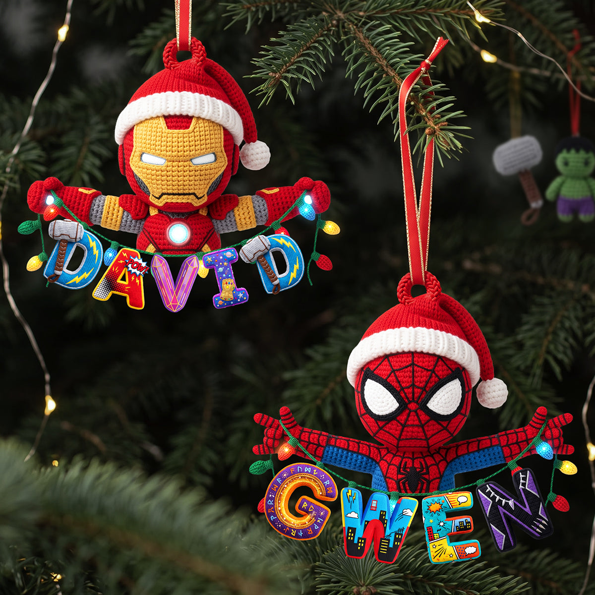 Power Character Alphabet Ornament - Personalized Gift For Christmas 01PATA280926-Homacus