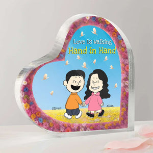 Personalized Gifts For Couple Heart Plaque 01OHMH051224DA-Homacus