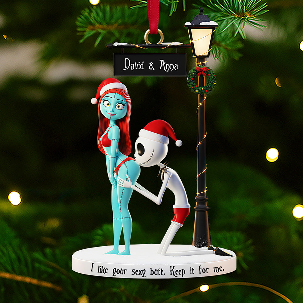 Naughty Lover Acrylic Ornament - Personalized Gift For Couples 05OHDT061125-Homacus