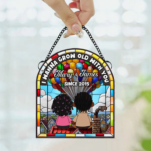 Personalized Gifts For Couple Suncatcher Ornament 04QHDT251224HG-Homacus