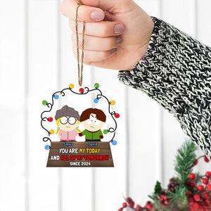 Personalized Gifts For Couple Christmas Ornament 03TODT211124HG-Homacus