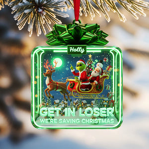 Personalized Gifts For Christmas, Funny Christmas Acrylic Ornament 02pata021025-Homacus