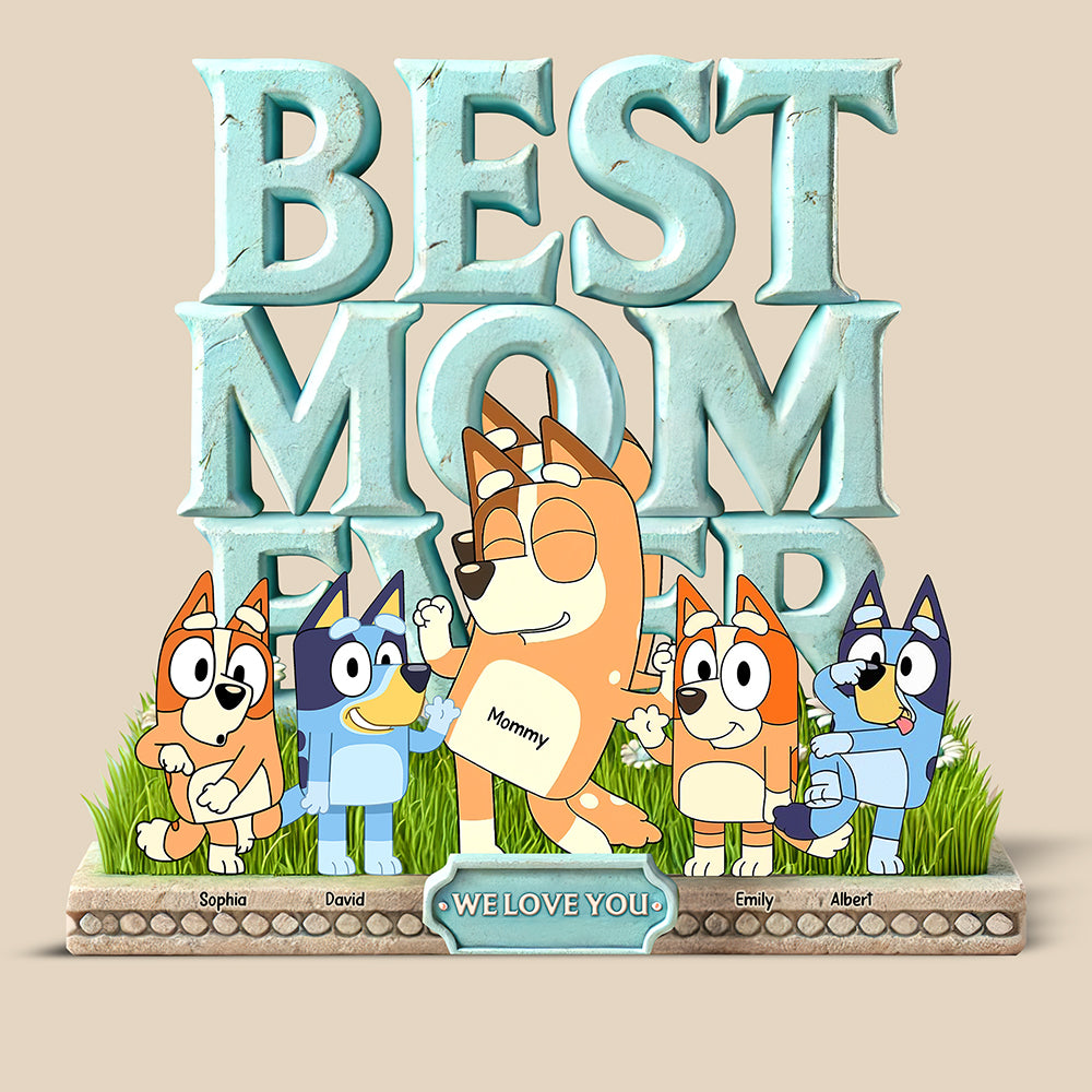 Dog Mom Acrylic Plaque - Personalized Gifts For Mom 02ohqn310325-Homacus