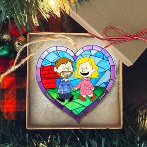 Personalized Gifts For Couple Christmas Ornament, Hand In Hand Forever 04QHQN051024DA-Homacus